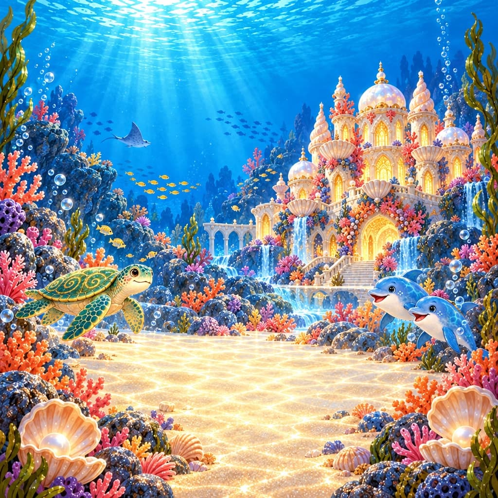 Portada del cuento personalizado Mundo bajo el mar
